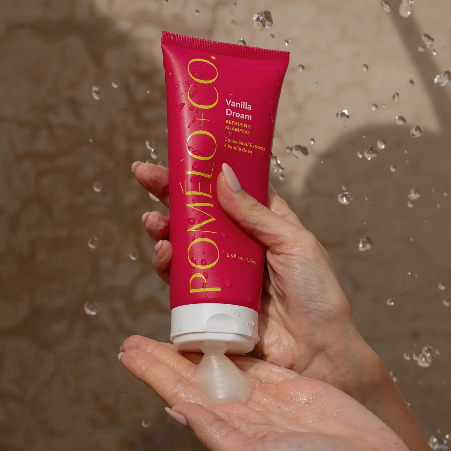 Pomélo+Co. Vanilla Dream Shampoo - Repairing Hair Care For Dry Hair - Vegan Hair Shampoo With Nourishing Ingredients - 200Ml