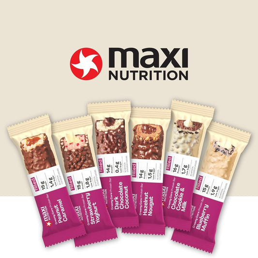 Maxinutrition Creamy Core Protein Bar White Chocolate Coconut, 12 X 45 G, 15 G Protein Per Serving