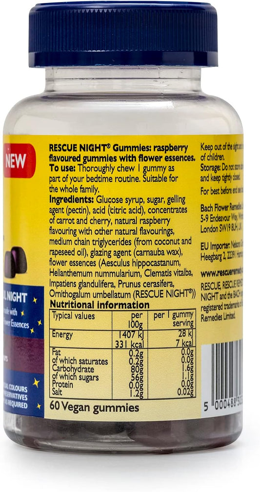Rescue Remedy Gummies Variety Bundle, For Balanced Days And Restful Nights, 1 X Orange 1 X Berry, Easy To Take, Vegan, Natural Flower Essences, 2 X Packs Of 60 Gummies