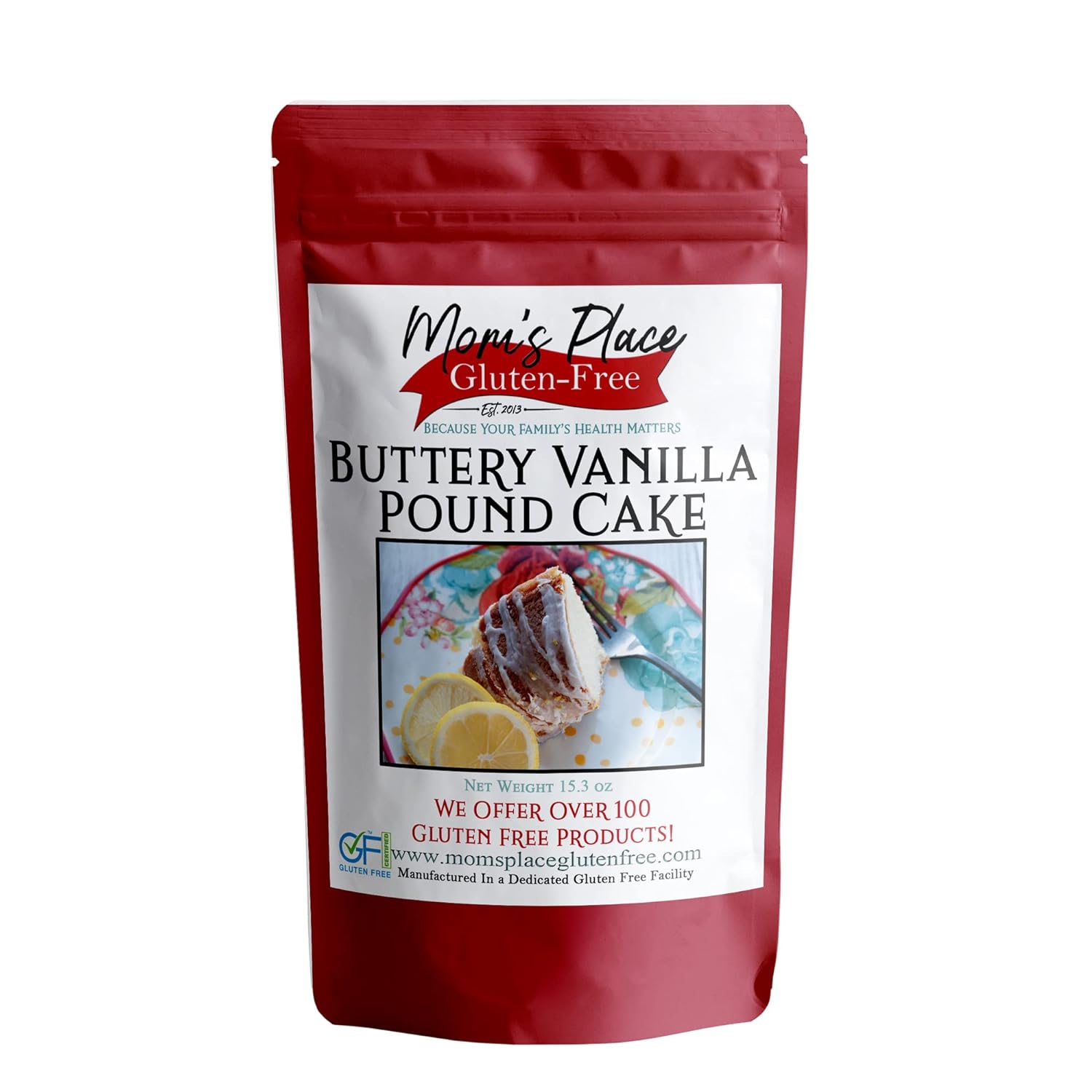 Gluten Free Buttery Vanilla Pound Cake Mix