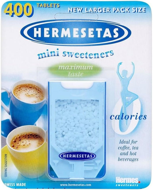 Hermesetas Mini Sweeteners (400 Per Pack) - Pack Of 2