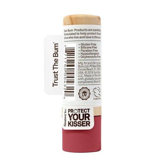 Sun Bum Spf 15 Tinted Lip Balm Bonfire - Hawaii Act 104 Compliant (Octinoxate & Oxybenzone) - Made Without Parabens - Broad Spectrum Uva/Uvb Lip Protection - 0.15 Oz Stick
