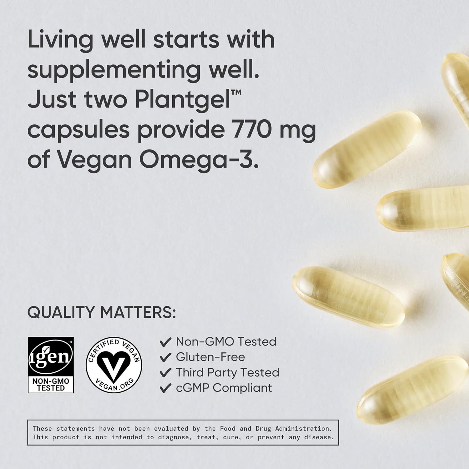 Sports Research Vegan Omega-3 Fish Oil Alternative from Algae Oil - Hi