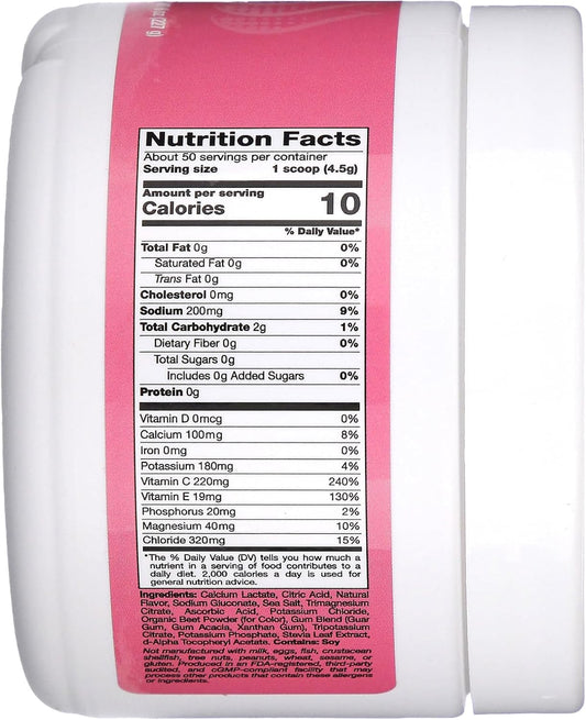California Gold Nutrition Hydrationup® - Electrolytes With Vitamin D, Calcium, Iron And Potassium, Mixed Berry, 8 Oz (227 G)