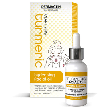 Dermactin-Ts Turmeric Hydrating And Clarifying Facial Oil - Tumeric Face Oil 1 Ounce