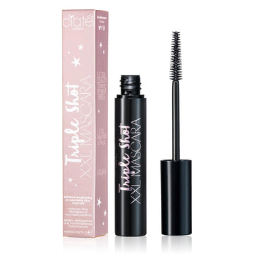 Ciaté London Triple Shot Xxl Volumising Black Mascara, Extreme Lengthening Effect