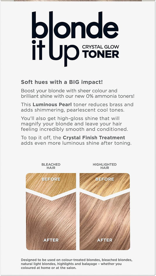 Clairol Blonde It Up Crystal Glow Toner Kit - Luminous Pearl