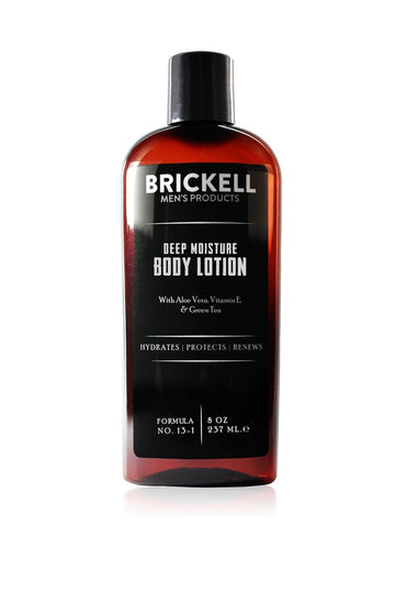 Brickell Men'S Deep Moisture Body Lotion For Men, Natural And Organic Protects And Hydrates Dry Skin, 8 Ounce, Scented