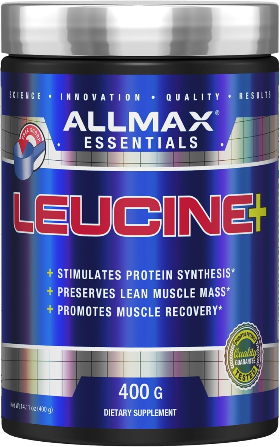 Allmax Nutrition Leucine 5,000 Mg, 14.1 Oz (400 G)