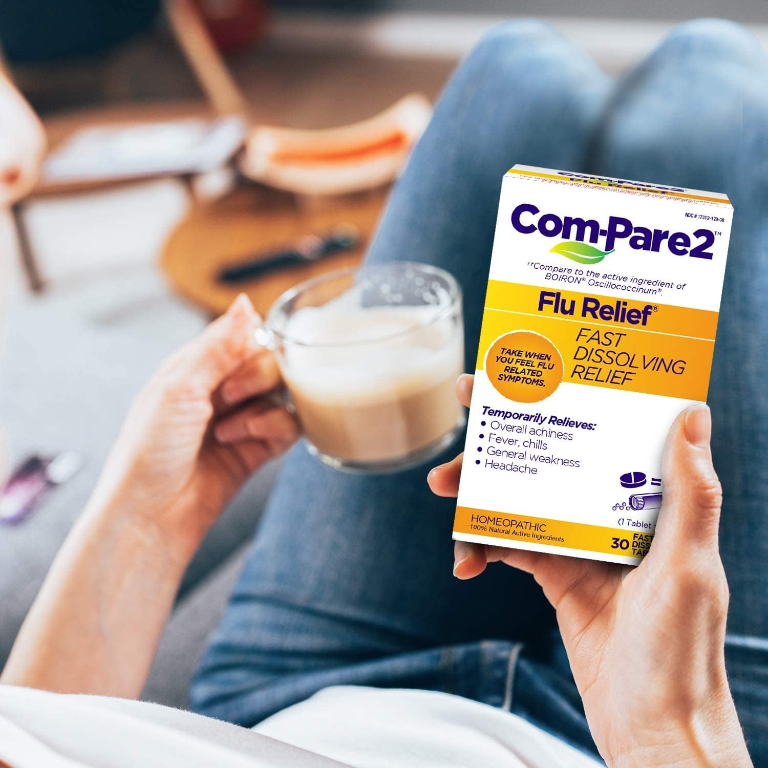 Buy Com-Pare2 Flu Relief 30Ct For Cold And Flu Symptoms On  Free Shipping On Qualified Orders