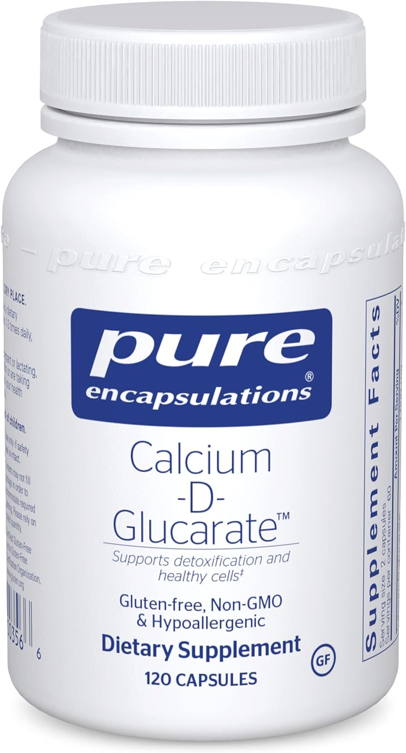 Pure Encapsulations Calcium-D-Glucarate | Supplement To Support Cellular Health In The Liver, Lungs, Breast, And Colon* | 120 Capsules