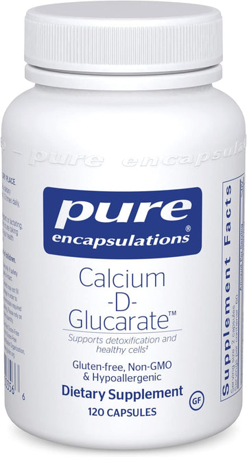 Pure Encapsulations Calcium-D-Glucarate | Supplement To Support Cellular Health In The Liver, Lungs, Breast, And Colon* | 120 Capsules