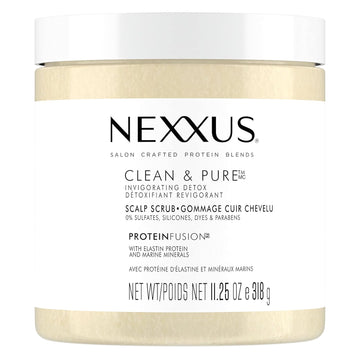 Nexxus Sulfate-Free Scalp Scrub Hair Treatment Exfoliating And Nourishing Detox Hair Care 11.25 Oz