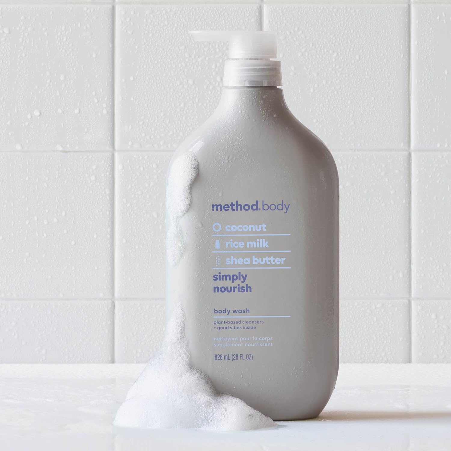 Method Body Wash, Simply Nourish, Paraben and Phthalate Free, Biodegradable Formula, 28 oz (Pack of 1) : Beauty & Personal Care