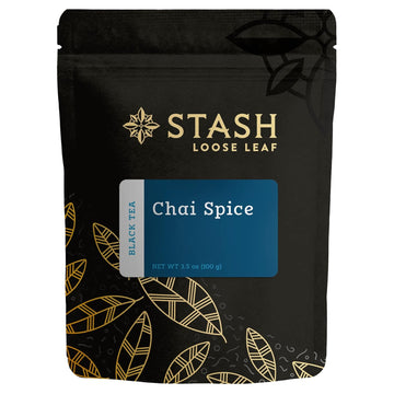 Stash Tea Chai Spice Premium Loose Leaf Black Tea, 3.5 Ounce