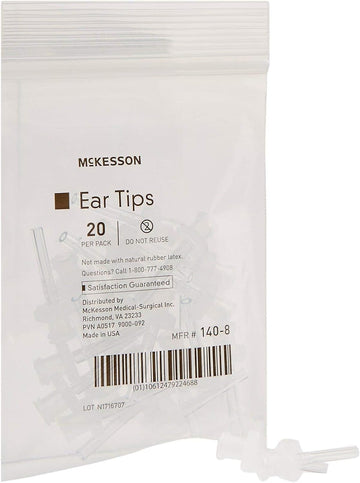 Mckesson Ear Tips For Ear Wash System, Single Use, Disposable, 20 Count, 1 Pack