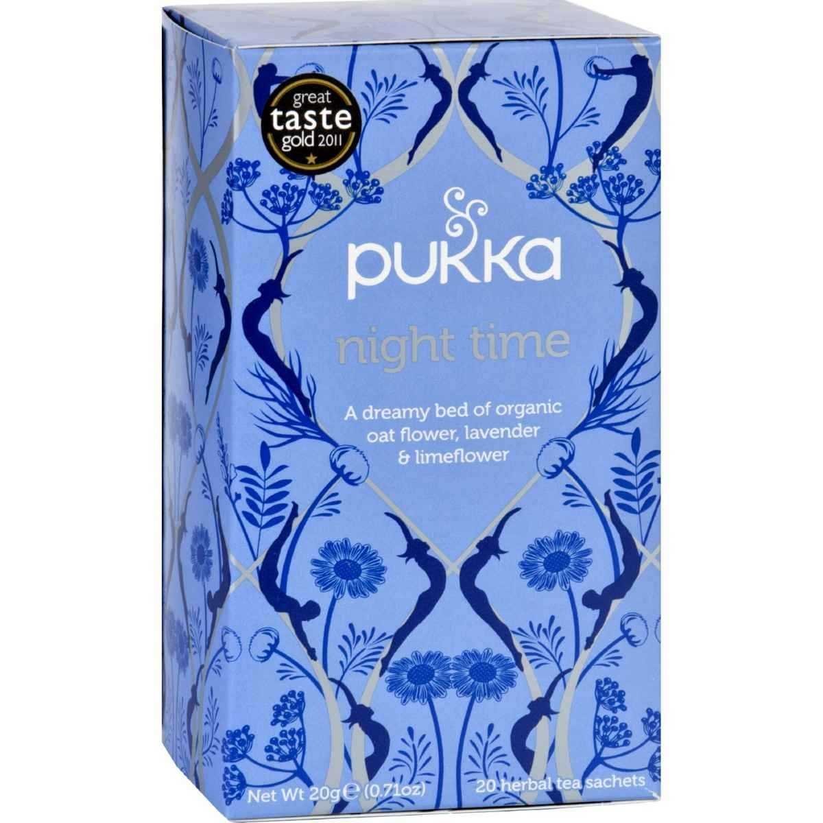 Pukka Organic Night Time Tea - 20 Bags Per Pack - 6 Packs Per Case