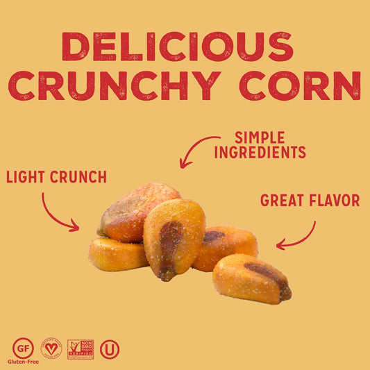 Love Corn: Habanero Chilli | Roasted Crunchy Corn - Gluten-Free - Plant Based & Vegan - Healthy Snack - Low Calorie - (Box Of 6 Bags, 115G Each)