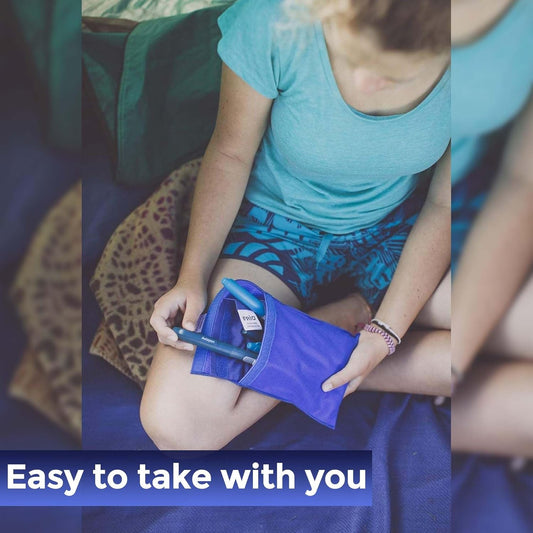 Frio Large Cooling Wallet - Insulin Cooler For 45+ Hours Of Stress Free On The Go Cooler Bag - No Ice, No Stress : Health & Household