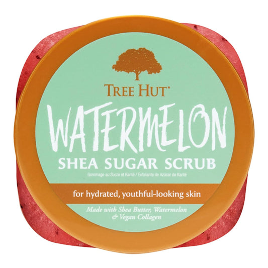 Tree Hut Watermelon Shea Sugar Scrub, 18 Oz, Ultra Hydrating And Exfoliating Scrub For Nourishing Essential Body Care