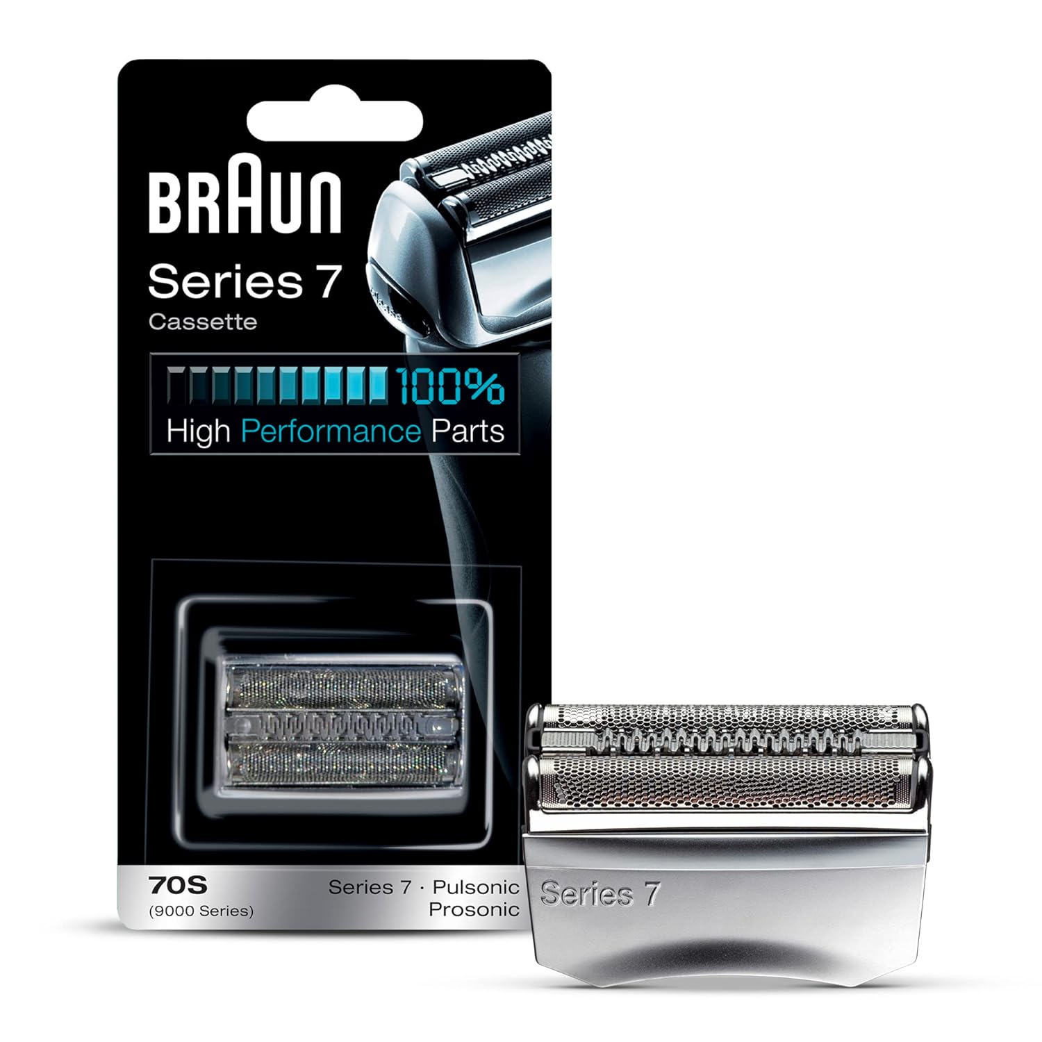 Braun Series 7 70S Electric Shaver Head Replacement Cassette & Braun Clean & Renew Refill Cartridges : Beauty & Personal Care