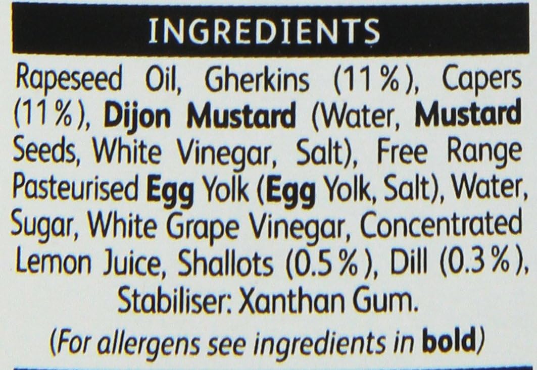 Atkins & Potts Tartare Sauce, 210 g