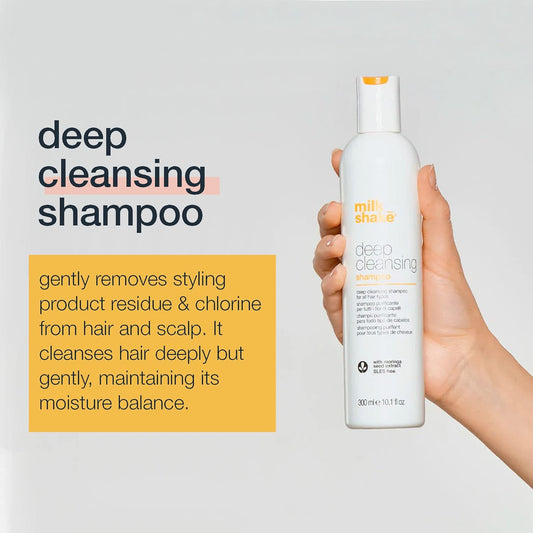 milk_shake Deep Cleansing Shampoo - SLES Free Deep Cleaning Shampoo to Remove Buildup
