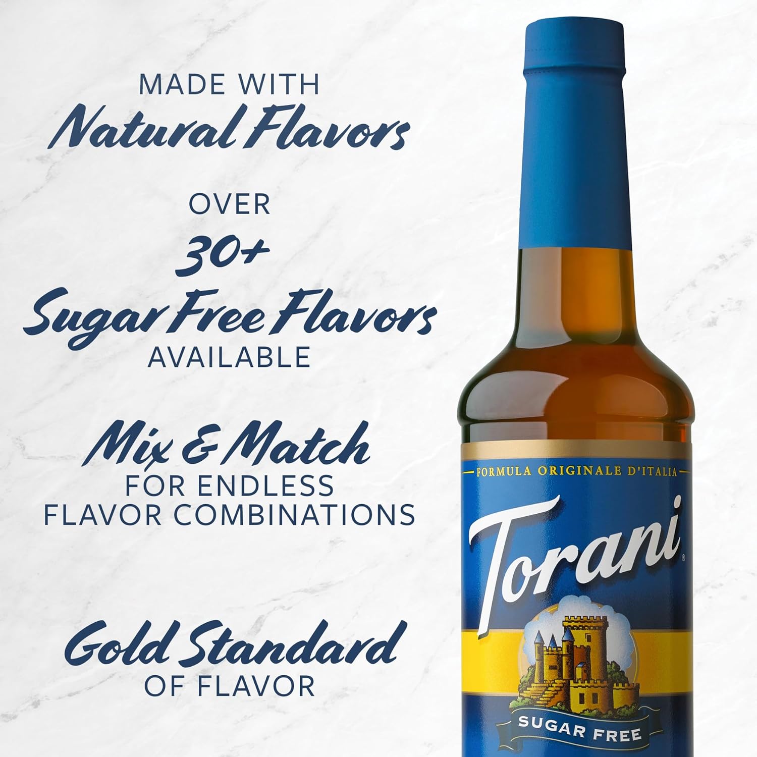 Torani Sugar Free Syrup, Chocolate Macadamia Nut, 25.4 Ounces (Pack Of 4)