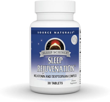 Source Naturals Sleep Science Sleep Rejuvenation, Melatonin And Tryptophan Complex - 30 Tablets