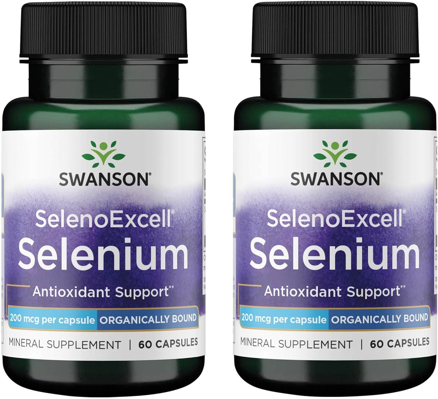 Swanson Selenoexcell Selenium 200 Mcg 60 Capsules (2 Pack)