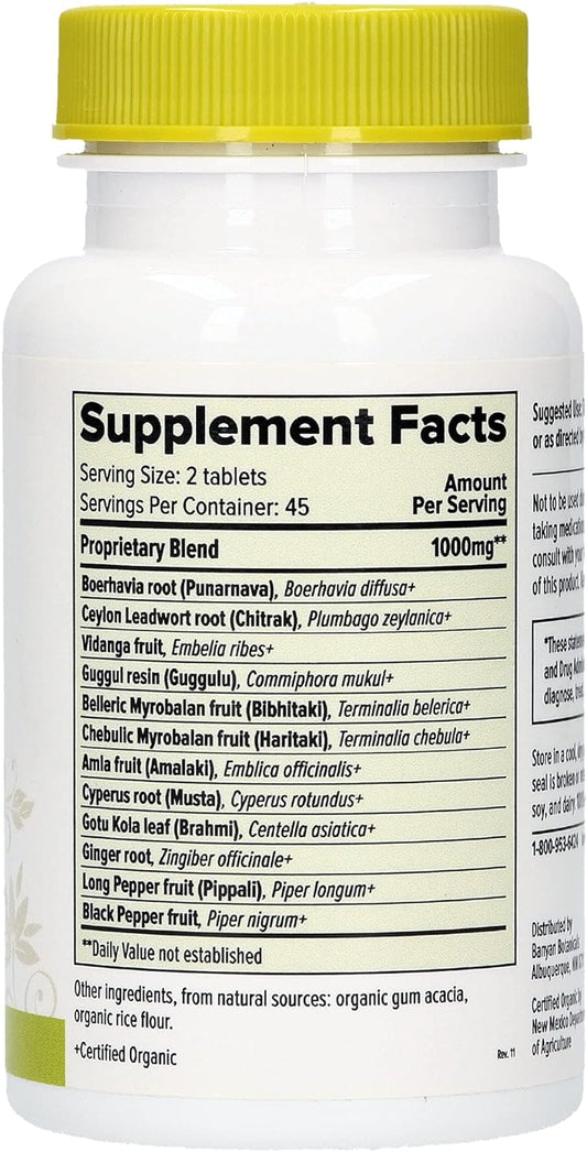 Banyan Botanicals Trim Support ? Organic Weight Loss Supplement* ? Natural Metabolism Support with Triphala, Guggulu & Ayurvedic Herbs for Cleansing* ? 90 Tablets ? Non-GMO Sustainably Sourced Vegan