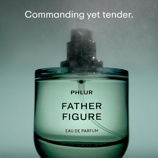 Phlur Father Figure Eau De Parfum - Travel Size Perfume Fragrance - Green Fresh Fig Perfume With Iris, Jasmine, Patchouli, Sandalwood & Vanilla (9.5Ml)