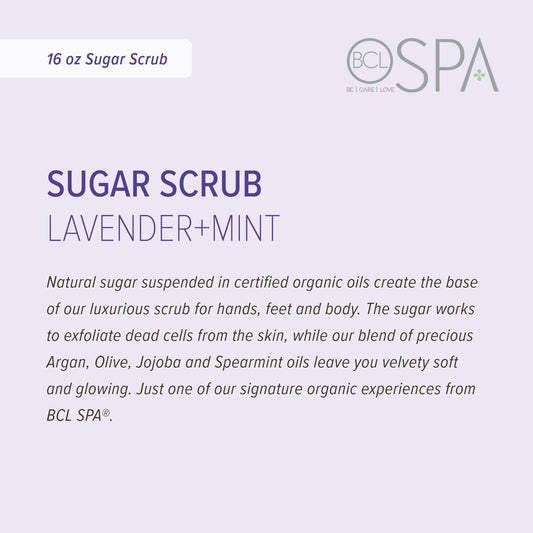 Bcl Spa Sugar Scrub Lavender + Mint, 16 Oz