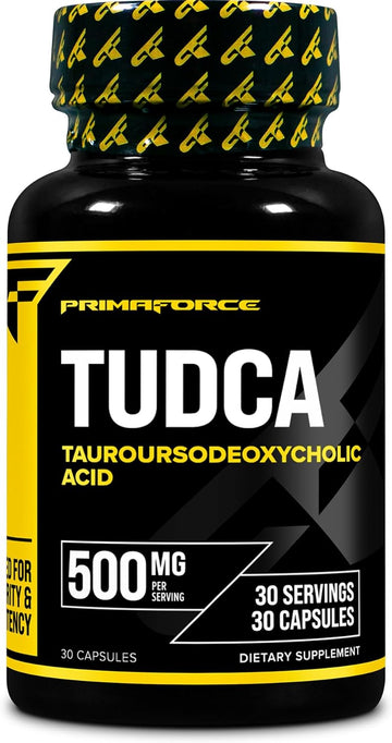 Primaforce TUDCA (Tauroursodeoxycholic Acid) 30 Servings, 500mg Tudca