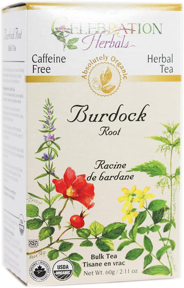 Celebration Herbals Burdock Root Organic 60 Gm, 0.02 Pound