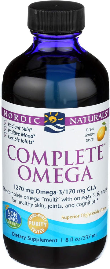 Nordic Naturals Complete Omega, Lemon Flavor - 8 oz - 1270 mg Omega-3