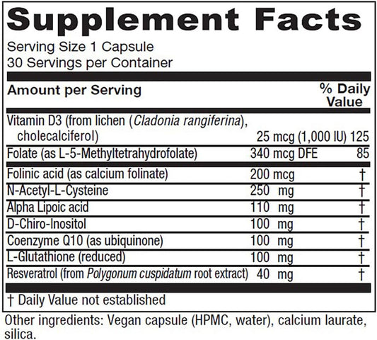 Vitanica Ovum A.M. - Egg Quality Support With Vitamin D3, Alpha Lipoic Acid & Coq10 - Works Best With Ovum P.M. - Herbal Dietary Supplements - Pro Logo - 30 Vegan Caps