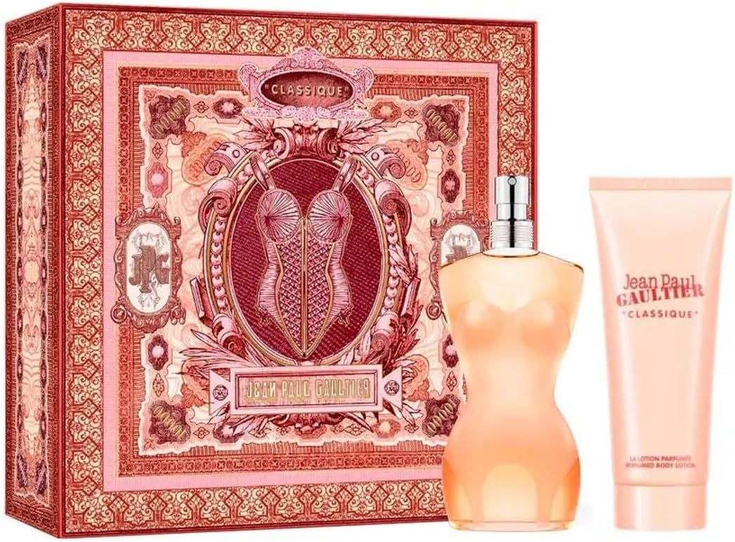 Jean Paul Gaultier Classique Eau De Toilette Gift Set Spring 2025 (Contains 50Ml Edt And 75Ml Body Lotion)