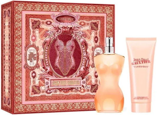 Jean Paul Gaultier Classique Eau De Toilette Gift Set Spring 2025 (Contains 50Ml Edt And 75Ml Body Lotion)