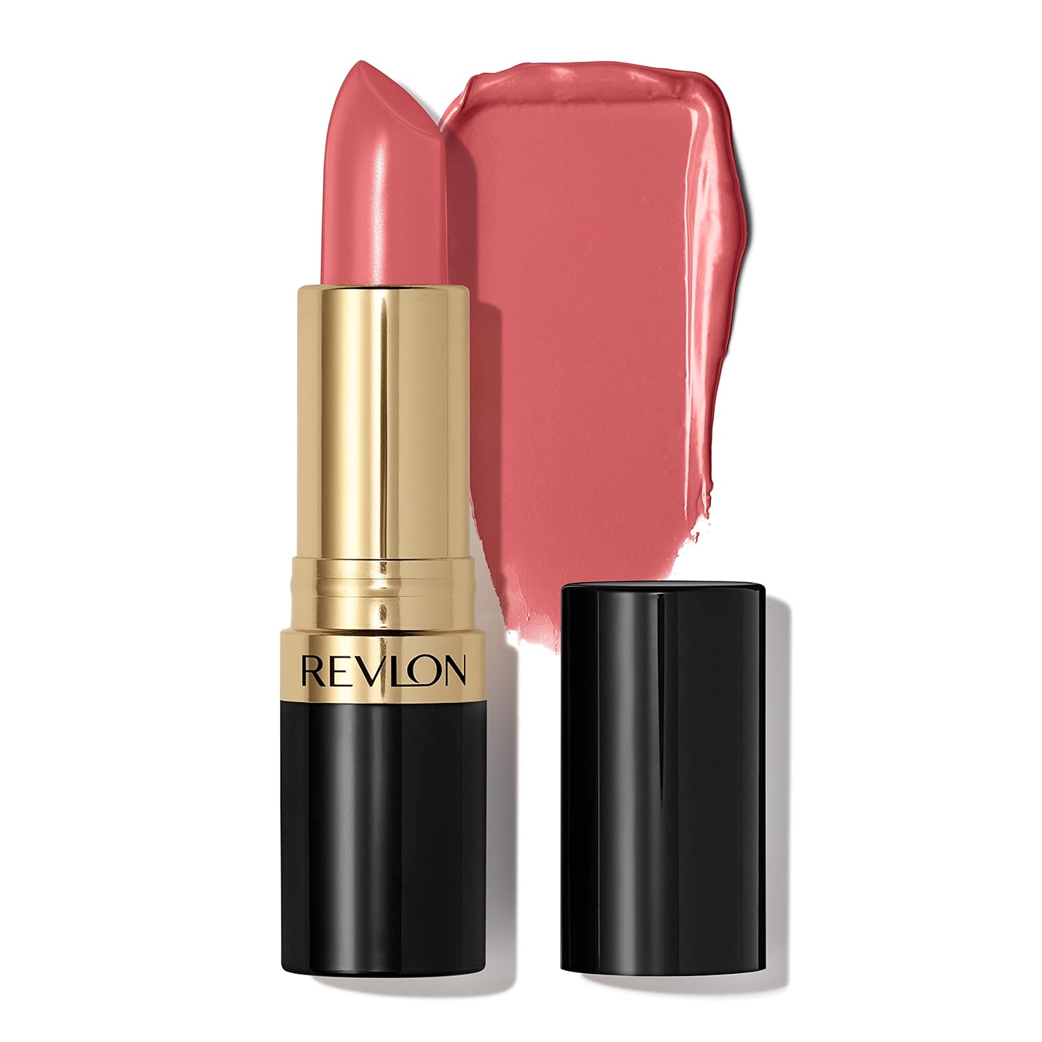 Revlon Lipstick, Super Lustrous Lipstick, Creamy Formula For Soft, Fuller-Looking Lips, Moisturized Feel In Pinks, Pink In The Afternoon (415) 0.15 Oz