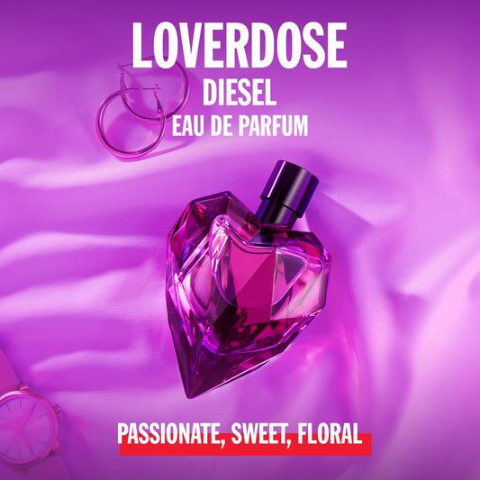 Diesel Loverdose Eau De Parfum Spray Perfume For Women, 1.0 Fl. Oz