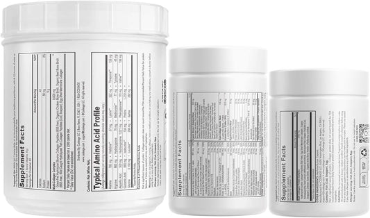 Codeage Multi Collagen Protein Capsules & Powder Peptides + Women’S Daily Multivitamin Bundle, 25+ Multivitamins & Minerals, Omega-3, Enzymes, Probiotics, Vitamin C, Zinc, Biotin, Non-Gmo Supplement