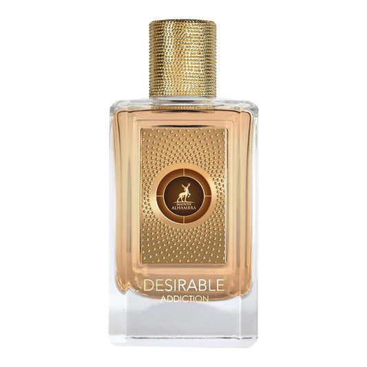 Maison Alhambra Desirable Addiction – Sweet, Gourmand, Floral, Vanilla – Eau De Parfum Spray Long-Lasting Fragrance For Women, 3.4 Ounce / 100 Ml