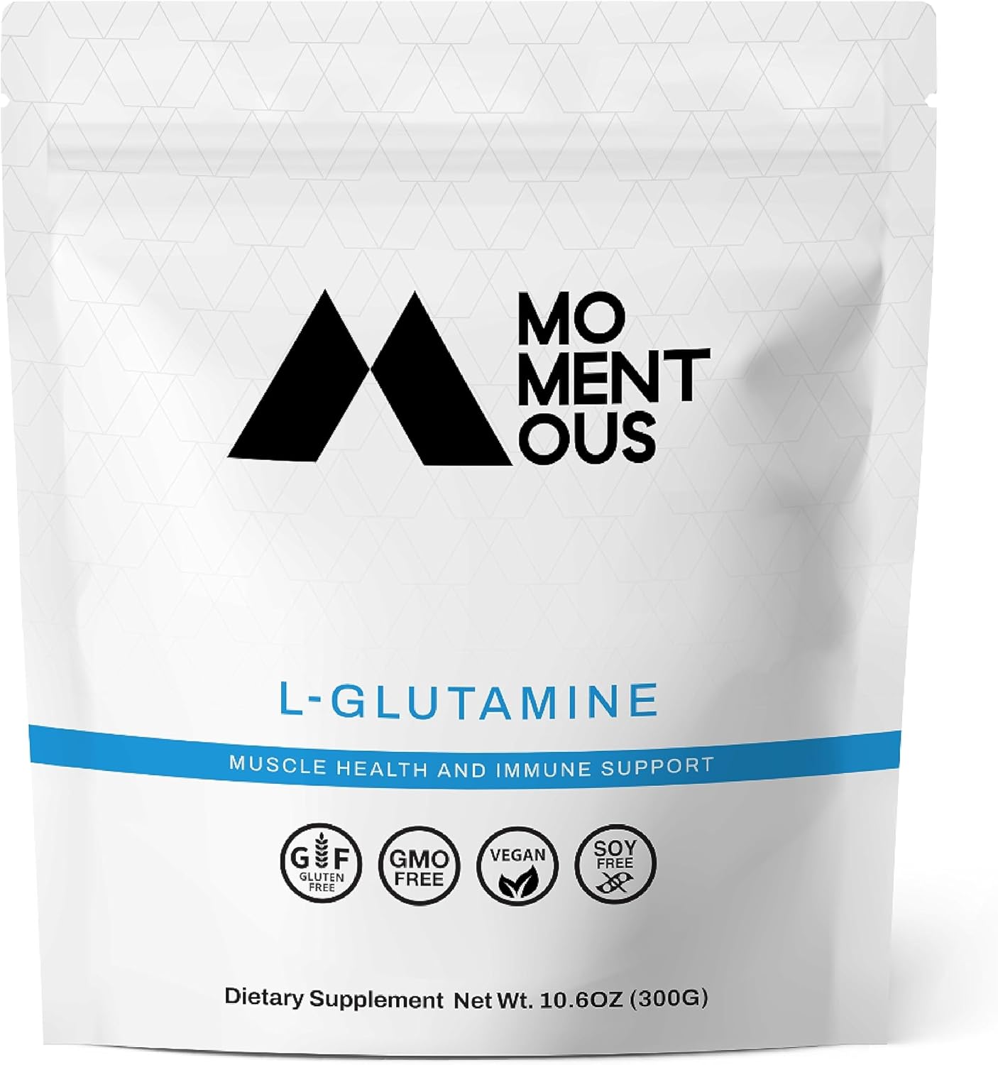 Momentous L-Glutamine Powder, 60 Servings