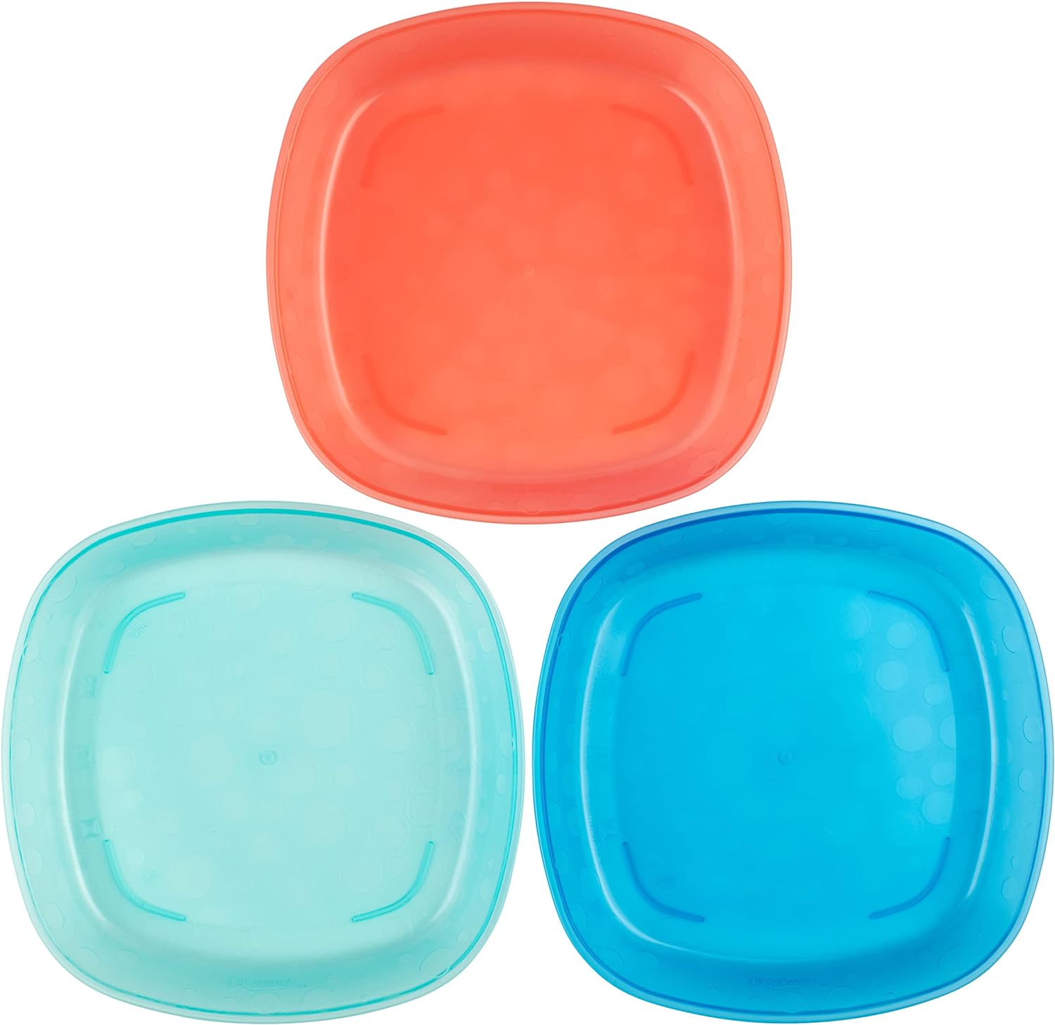 Dr. Brown'S Designed To Nourish Stackable Plates For Toddlers & Babies, Bpa Free - 3-Pack, 4M+