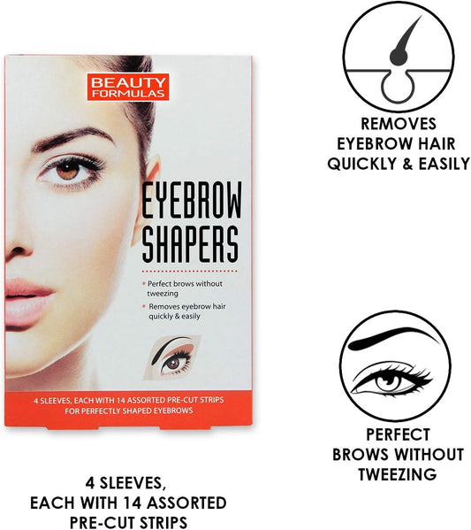 Beauty Formulas Eyebrow Shapers 56 Strips,1