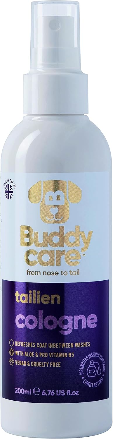Buddycare Dog Cologne - Tailien - 200ml - Distinctive and Inspired Scented Dog Cologne - Refreshes Between Dog WashesB71505