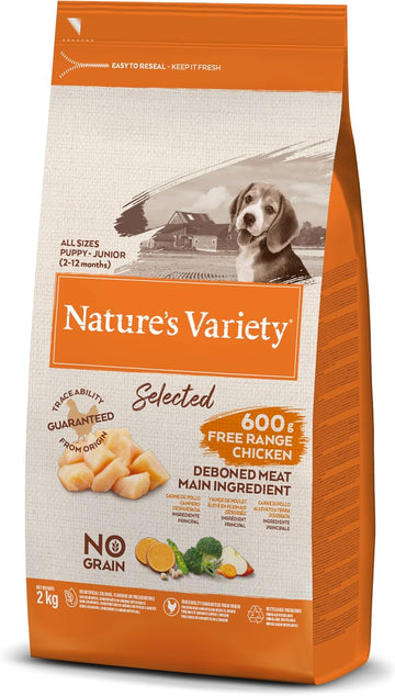 Nature's Variety Selected Complete Dry Food for Junior Dogs with Free Range Chicken - 2 Kg?963310