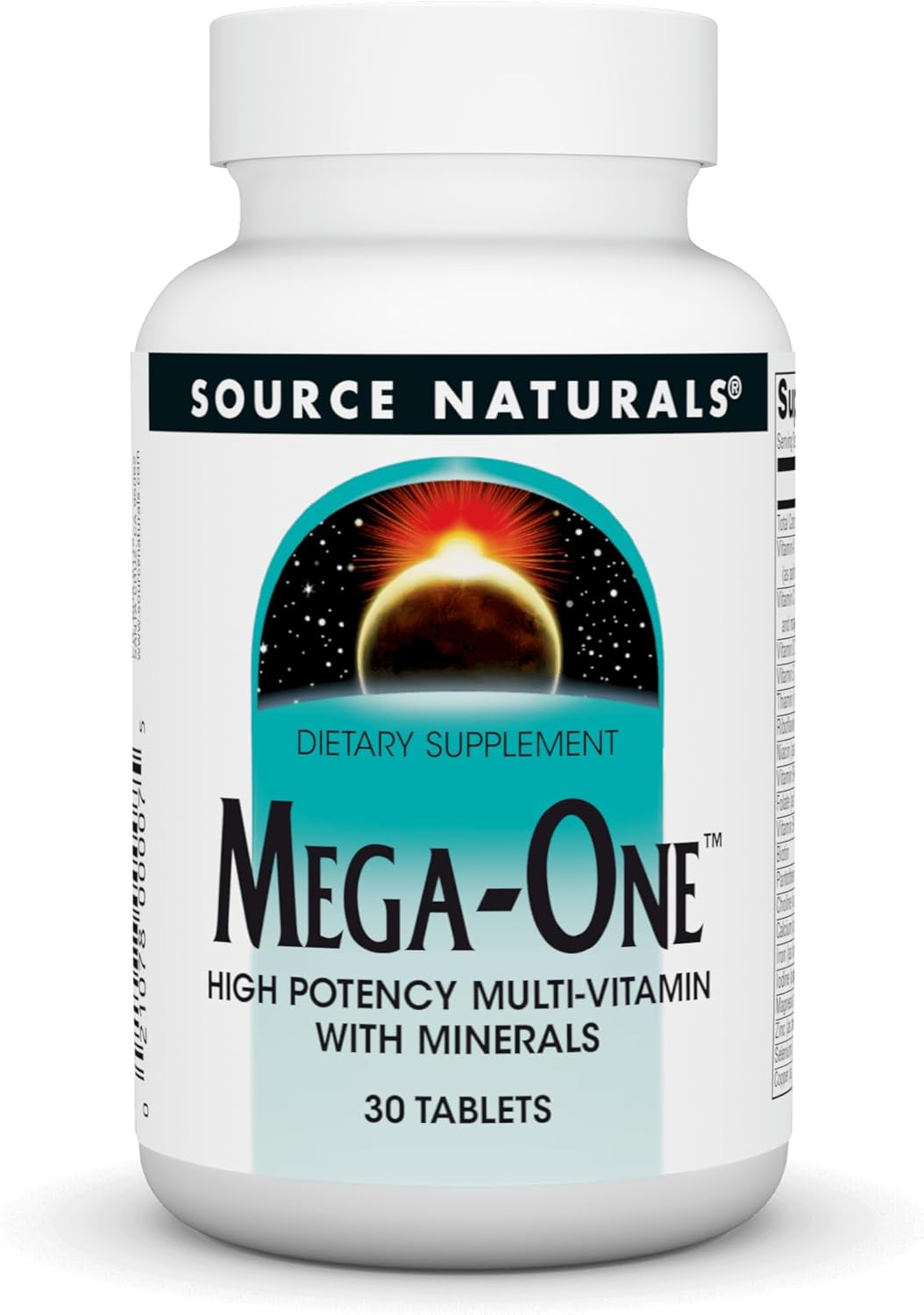 Source Naturals Mega-One Multi-Vitamin With Minerals* - 30 Tablets