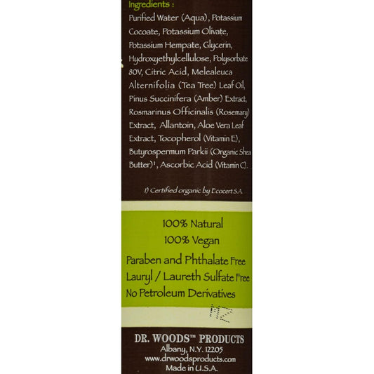 Dr Woods Teatree Face Cle Size 8.Z Dr Woods Teatree Face Cleanser 8.Z : Beauty & Personal Care